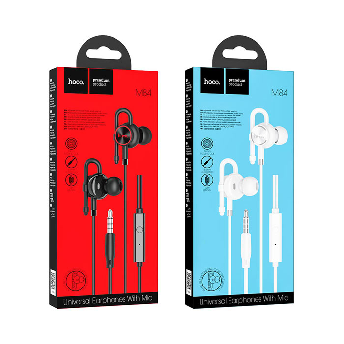Hoco Wired earphones 3.5mm “M84 Perfection” with mic