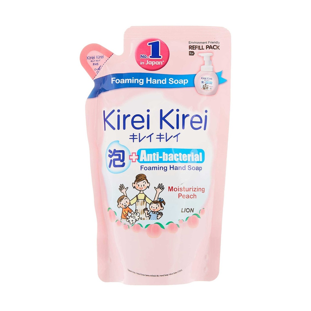 KIREI KIREI Anti-Bacterial Foaming Hand Wash Peach Refill 200ml