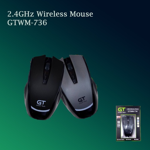 [HMGTW6KMGTWM736] Green Technology - Wireless 6 Keys Mouse GTWM-736