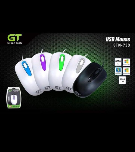 [HMGTUSBMGTM739] Green Technology - USB Mouse GTM-739