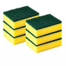 [HMHNKSPWGP3PCS] Sponge with green pad