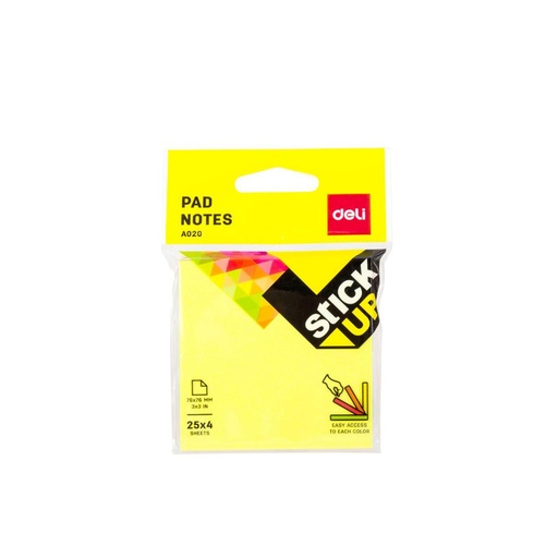 [HMBNPSNDL76x76MMEA02002] Deli Sticky Pad Note (76x76 mm) EA02002