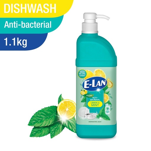Elan - Antibactrial Dishwashing Liquid Soap (1.1KG)