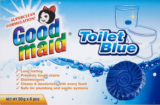 [HMHKBBGMTWC2P] Good Maid - Toilet Bowl Cleanser Blue Block (2pcs)