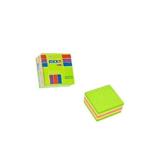 [HMBNPRCSN51x51MM] Stick'n Regular Cube (51X51mm) Neon & Pastel Mixed