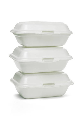 [HMKTDLB10PCS] China Disposable Foam Lunch Box(10pcs)