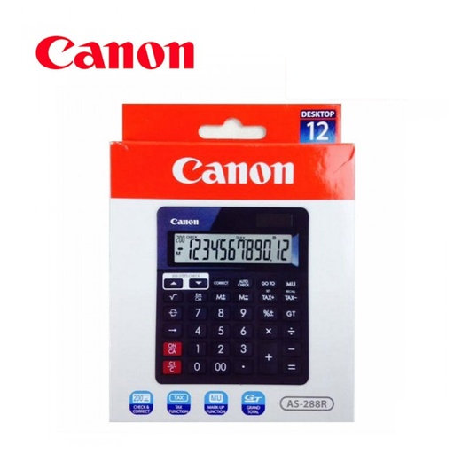 [HMOECLCNAS288R] Canon AS-288R Desktop Calculator (12 Digit)