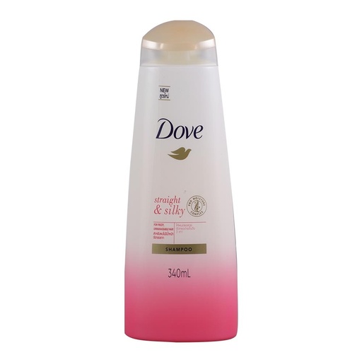 [HMPHSPDVSNS340ML] Dove Shampoo Straight&Silky (340ml)