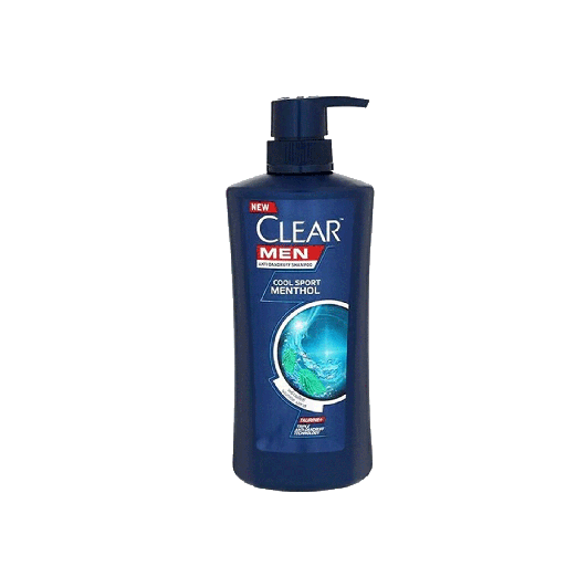 CLEAR Anti Dandruff Cool Sport Menthol Men Shampoo (170ml,340ml,450ml)