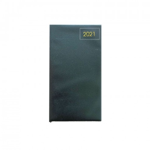 [HMBNPDBOG2021PD80x147MM] Orange 2021 Pocket Diary (80mm x 147mm)