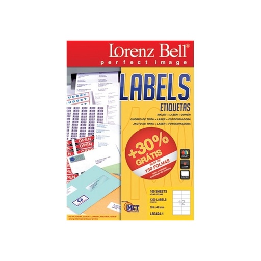 [HMPNLMLLB12L] Mailing Label Lorenz Bell (12 Labels)