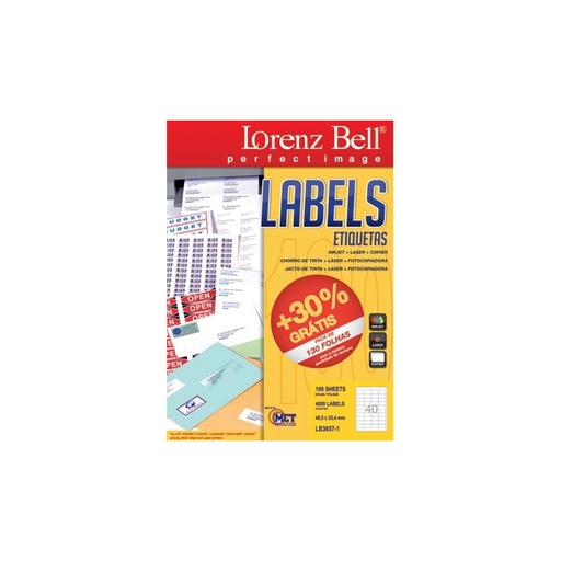 [HMPNLMLLB40L] Mailing Label Lorenz Bell (40 Labels)