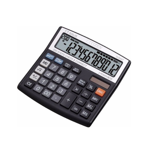 [HMOECLCTCT500JSCL12D] Citizen Calculator CT-500JS Calculator (12 Digits)