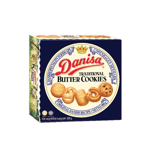 [HMPPBCDNS908G] Danisa Butter Cookies 908g