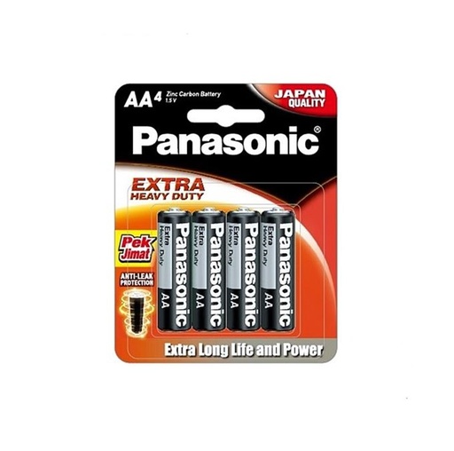 PANASONIC Extra Heavy Duty Batteries (4Pcs)