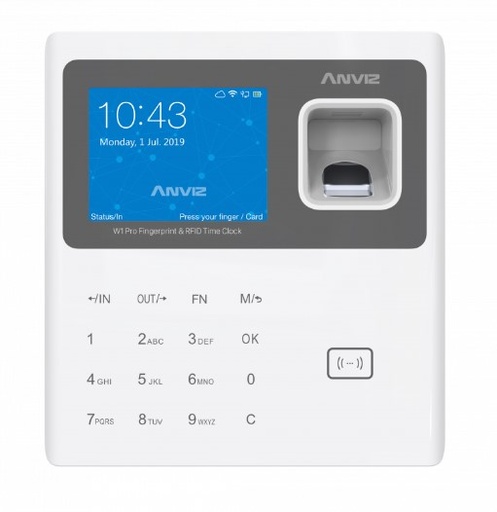 [HMOEFTAMANW1] ANVIZ W1 Pro Fingerprint Time Attendance Machine