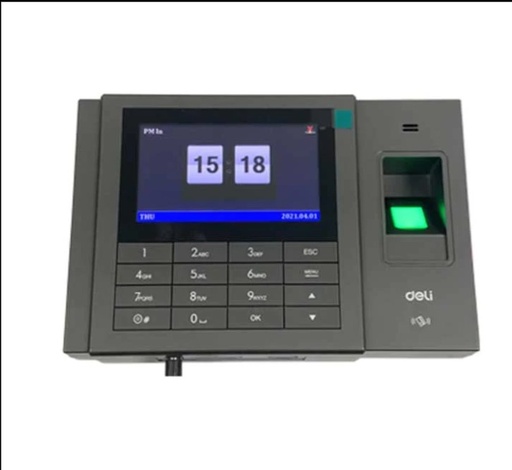[HMOEFTAMDLE3758] Deli E-3758 Fingerprint Time Attendance Machine