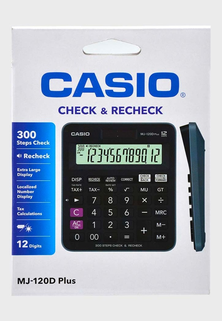 Casio MJ-120D Plus Desktop Calculator(12 Digit )