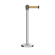 Retractable Belt Barrier Pole