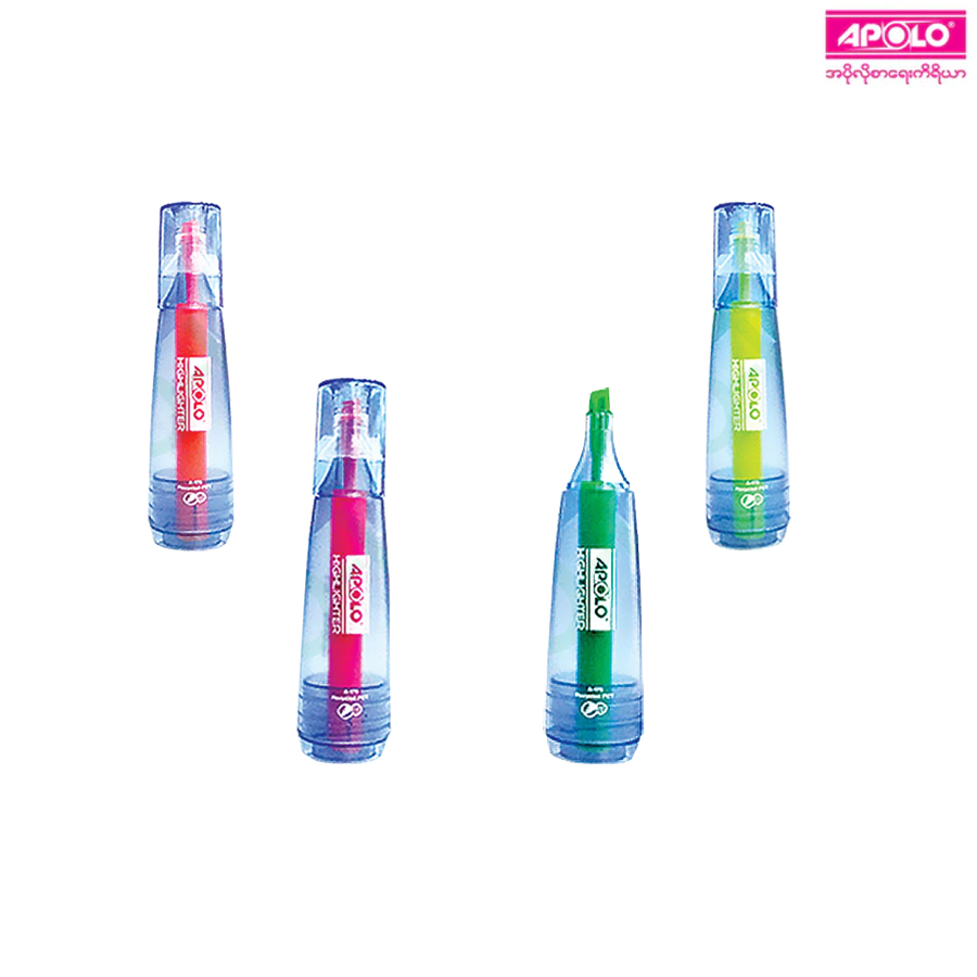 Apolo Highlighter Flat Pen