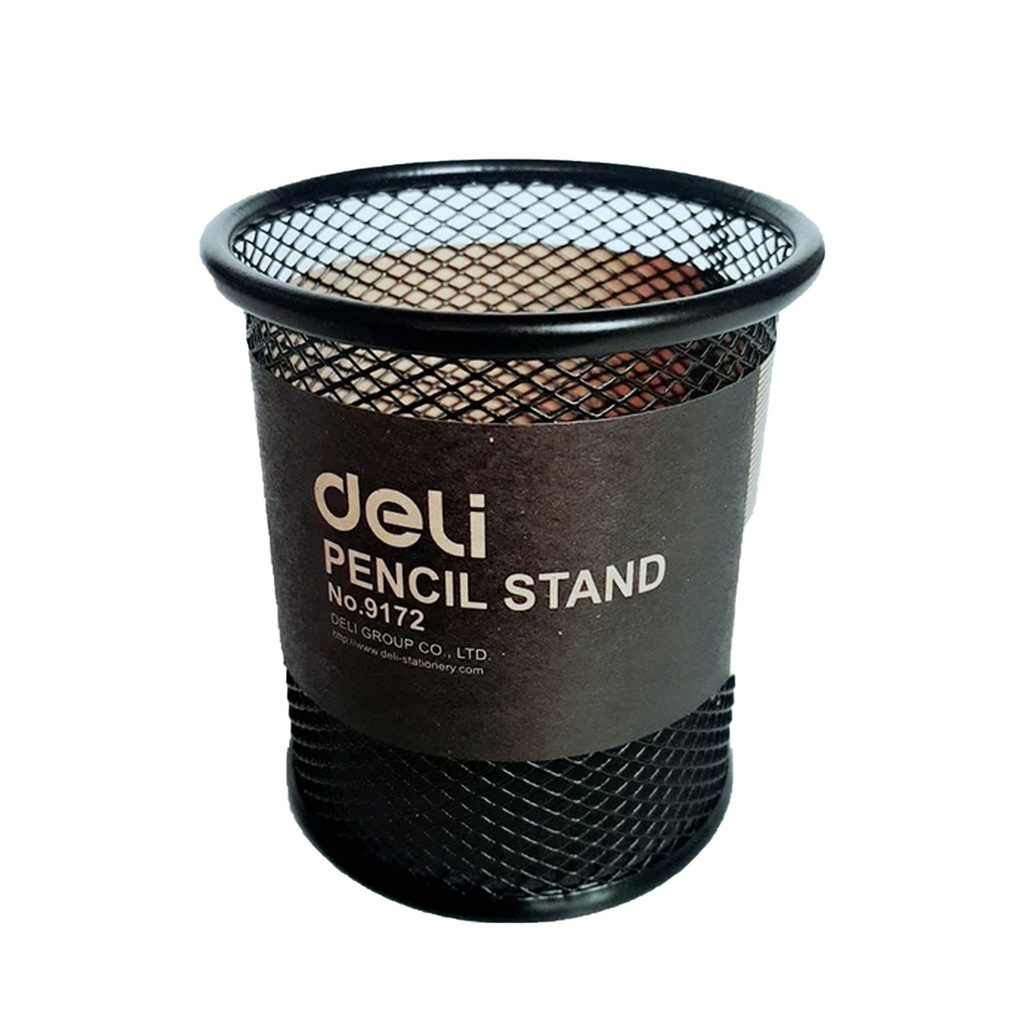 Deli Round Mesh Pen Holder (E9172)