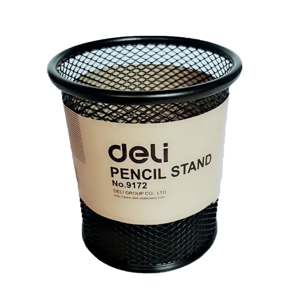 Deli Round Mesh Pen Holder (E9172)