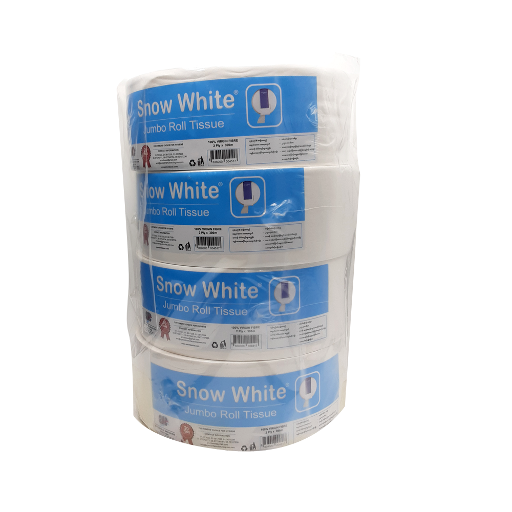 Snow White  Jumbo Tissue  Roll ( 2Ply )