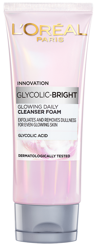 L'ORE'AL Glycolic Bright Glowing Daily Cleanser Foam 100ml