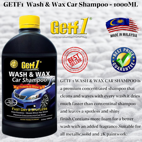GEH-1 Wash & Wax Car Shampoo (1000ml)
