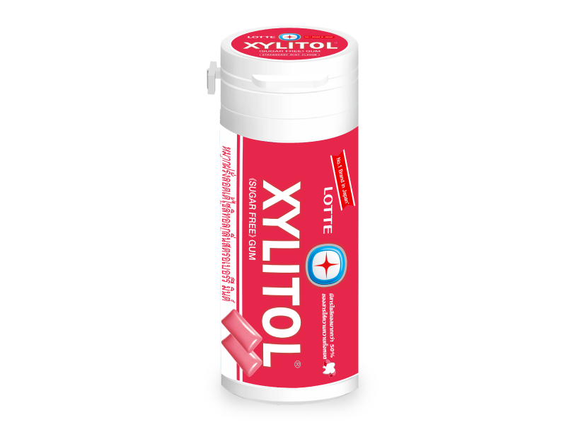 LOTTE XYLITOL GUM STRAWBERRY MINT FLAVOR(26.1g)