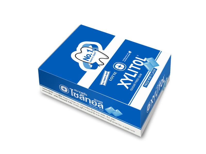 LOTTE XYLITOL GUM FRESH MINT FLAVOR (11.6g)