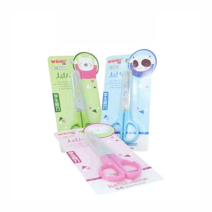 Weibo Plastic Scissors 5 inch  for Student ( WB-2101)