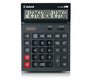 Canon AS-2600 Desktop Calculator (16 Digits )