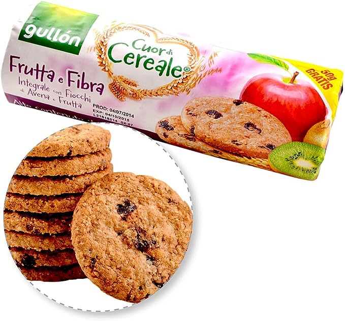Gullon Cuor Di Cereale Frutta E Fibrabiscuits (300g)
