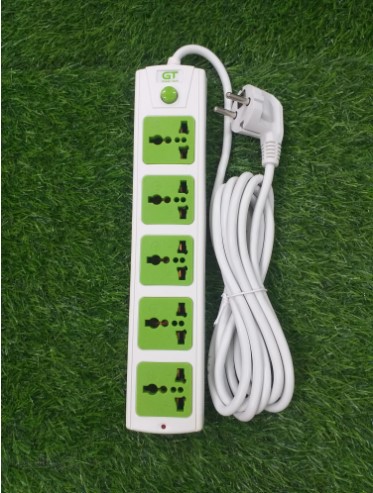 Green Technology GTS-E5 5 Way Multi Socket