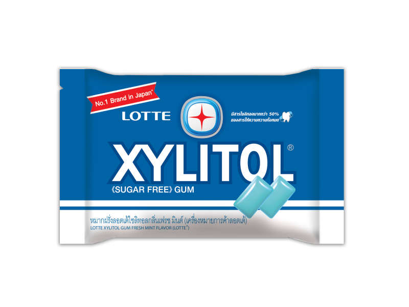 LOTTE XYLITOL GUM FRESH MINT FLAVOR (11.6g)