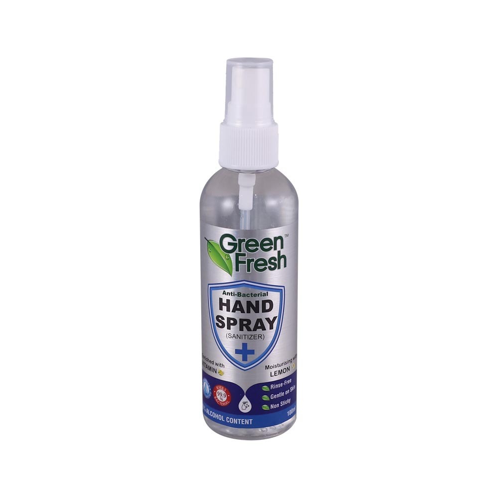 Green Fresh Hand Sanitizer Spray Lemon (100ml)