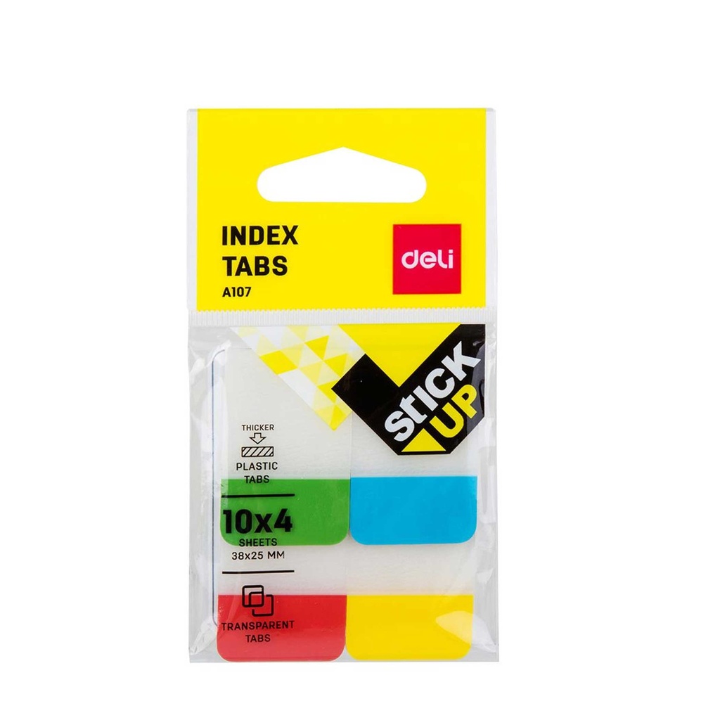 [HMBNPFITDL38x25MMEA10702] Deli Film Index Tabs (38x25 mm) EA10702