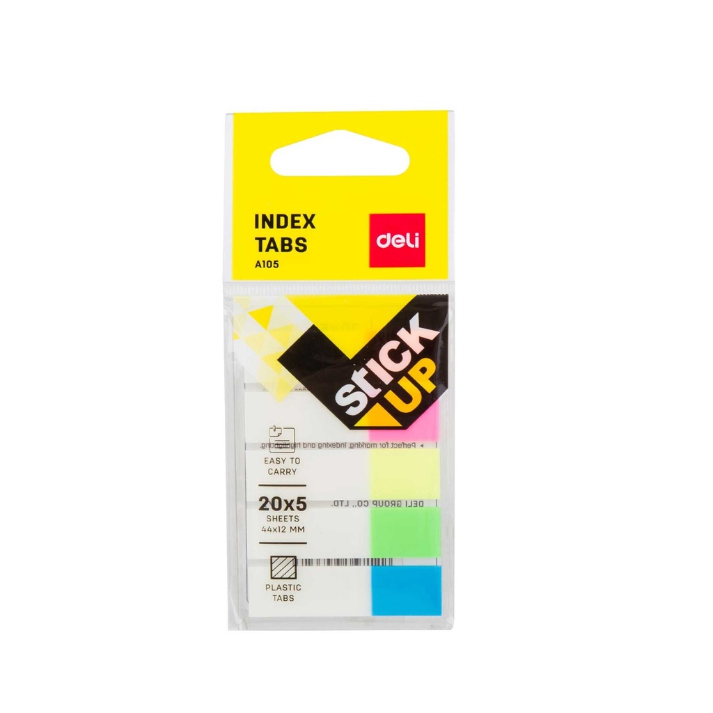 [HMBNPFITDL44x12MMEA10502] Deli Film Index Tabs (44x12 mm) EA10502