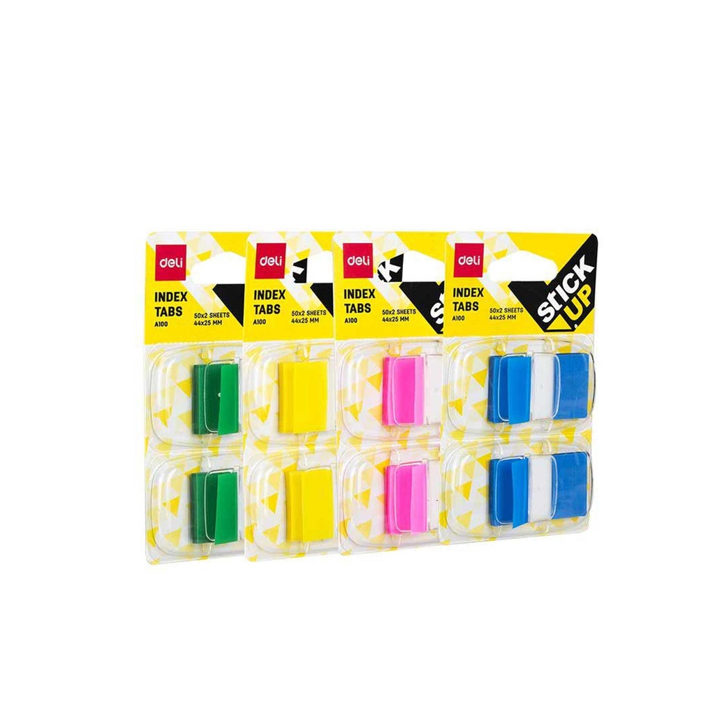 [HMBNPFITDL44x25MMEA10001] Deli Film Index Tabs (44x25 mm) EA10001