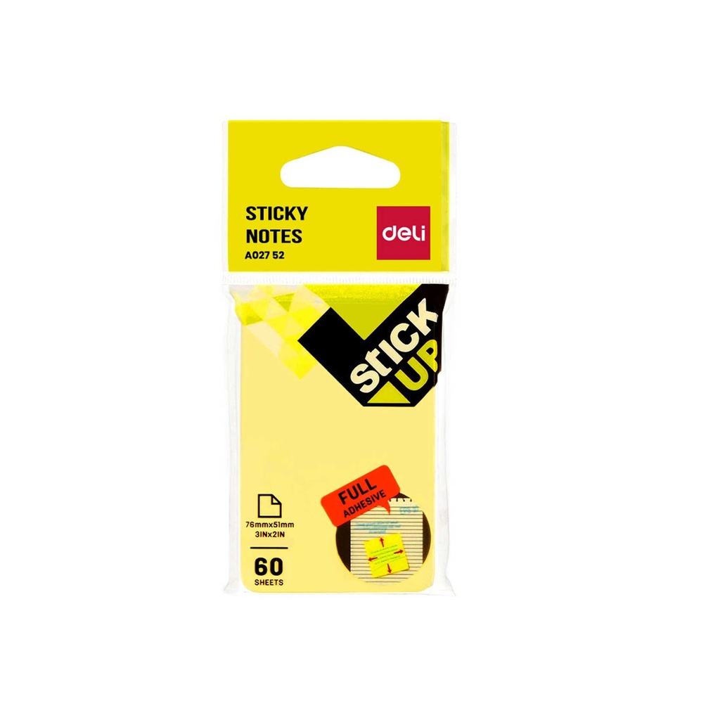 Deli Full Adhersive Sticky Note (76x51 mm) EA02752