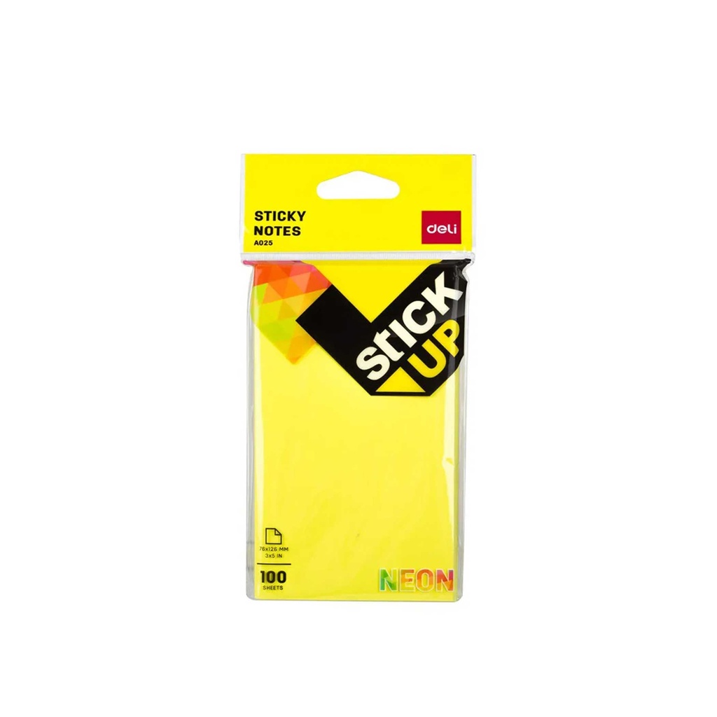 [HMBNPSNDL76x51MMEA02502] Deli Sticky Note (76x126 mm) EA02502