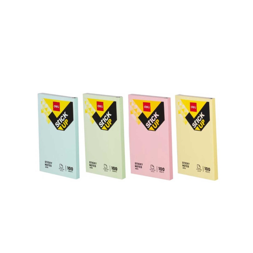 [HMBNPSNDL76x126MMEA01503] Deli Sticky Note (76x126 mm) EA01503