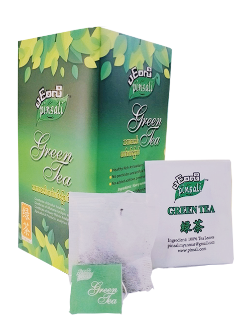 [HMPTGTPSL62G] Pinsali Green Tea 62.5g (25 Sachet )