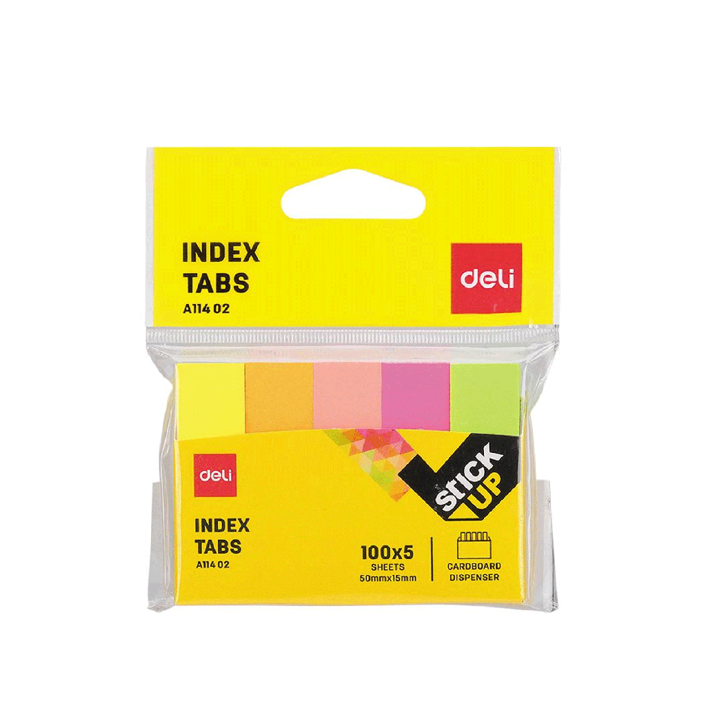 [HMBNPSNDL50x12MMEA11402] Deli Sticky Note (50x12 mm) EA11402