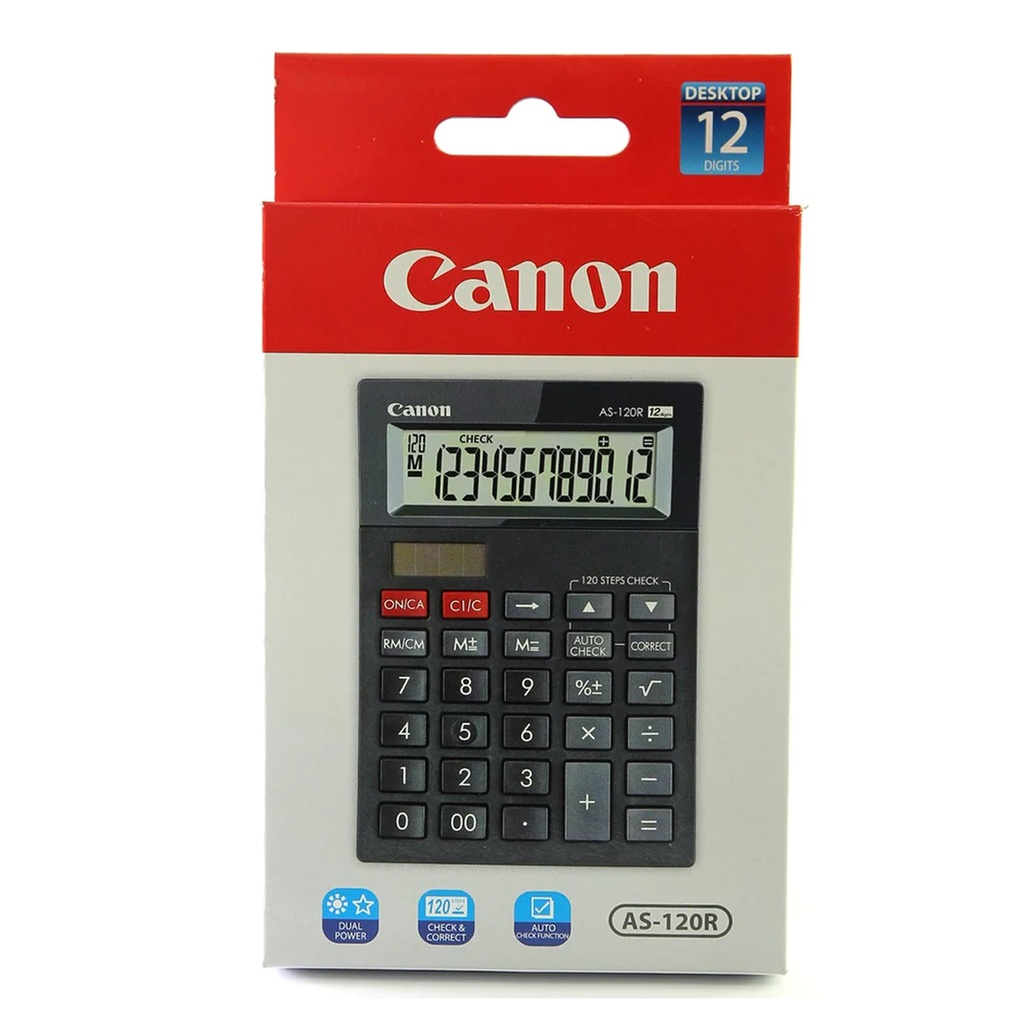 Canon AS-120R Desktop Calculator (12 Digit)