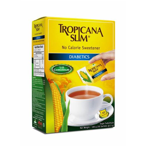 Tropicana Slim Sweetener Diabetics (50 Sachets)