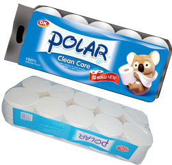 Polar Tissue Roll withour Core