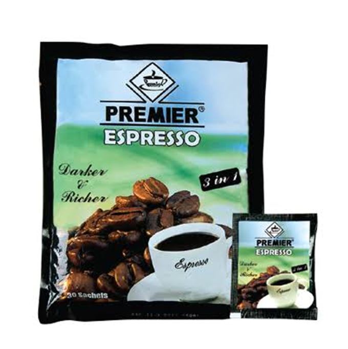 [HMPPCFPRE3IN1ESP30P] Premier Espresso 3In1 Coffeemix  30 Sachet