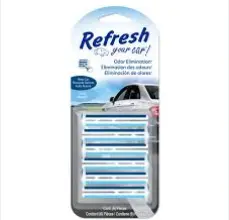 Refresh Car Air Freshener - Vent Stick New Car (4 Pcs)